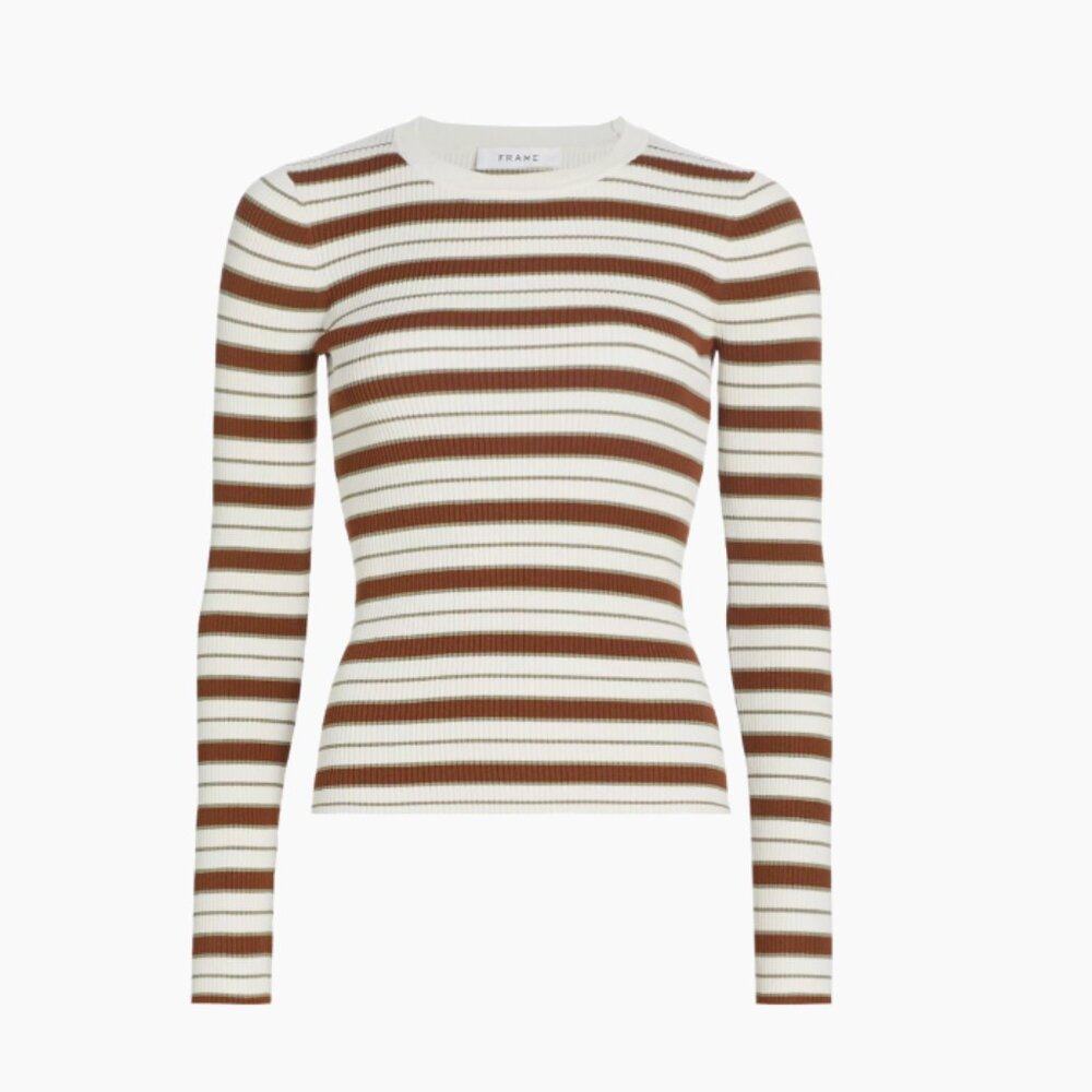 Frame Striped Top - Picture 3 of 7